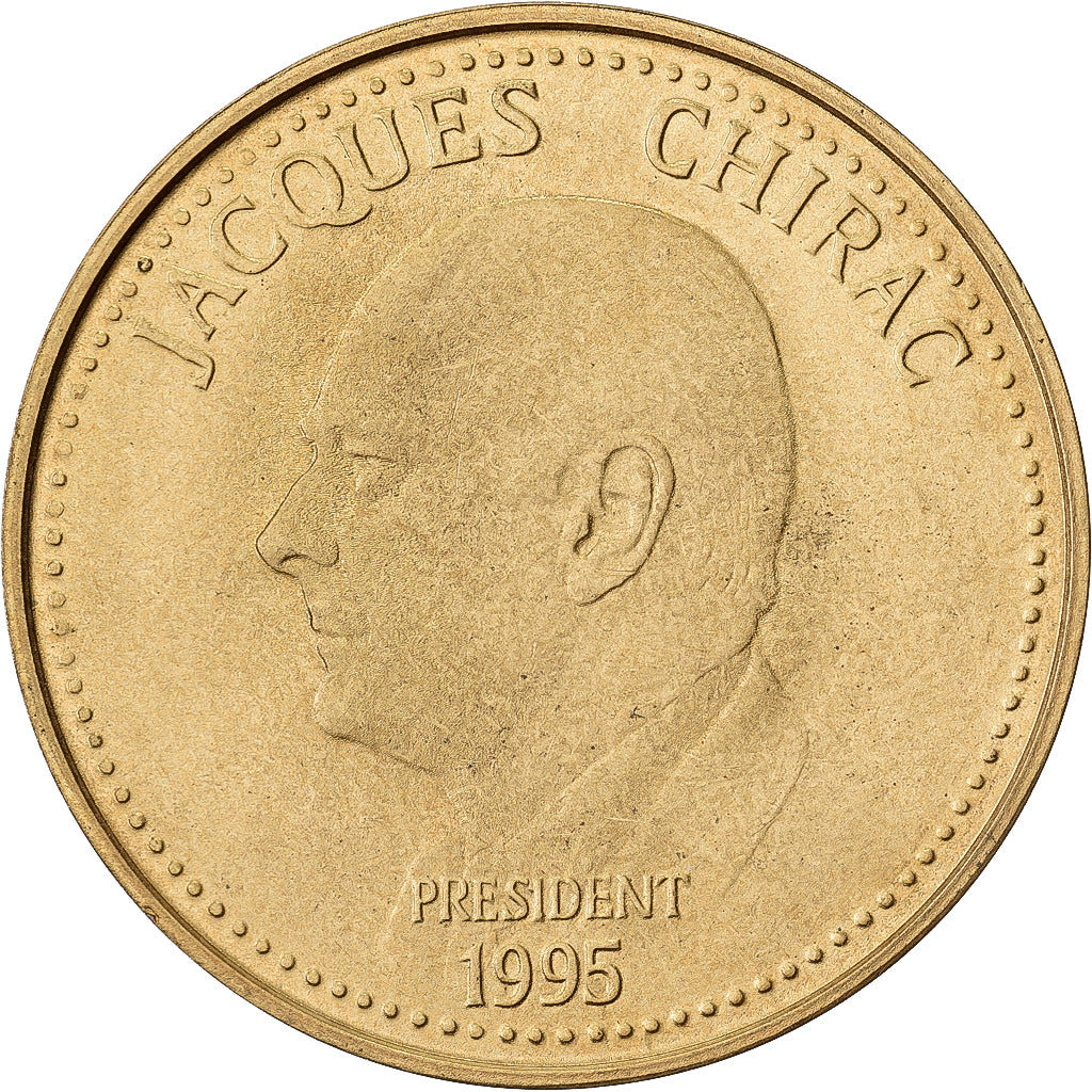 France, Médaille, Jacques Chirac, Elections Présidentielles, Cupronickel