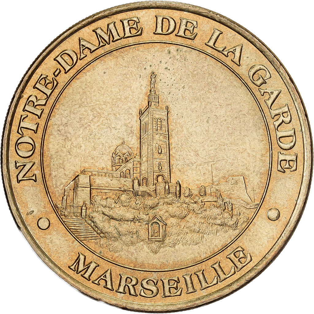 France, Token, Marseille - Notre Dame de la Garde, 2002, Copper-nickel