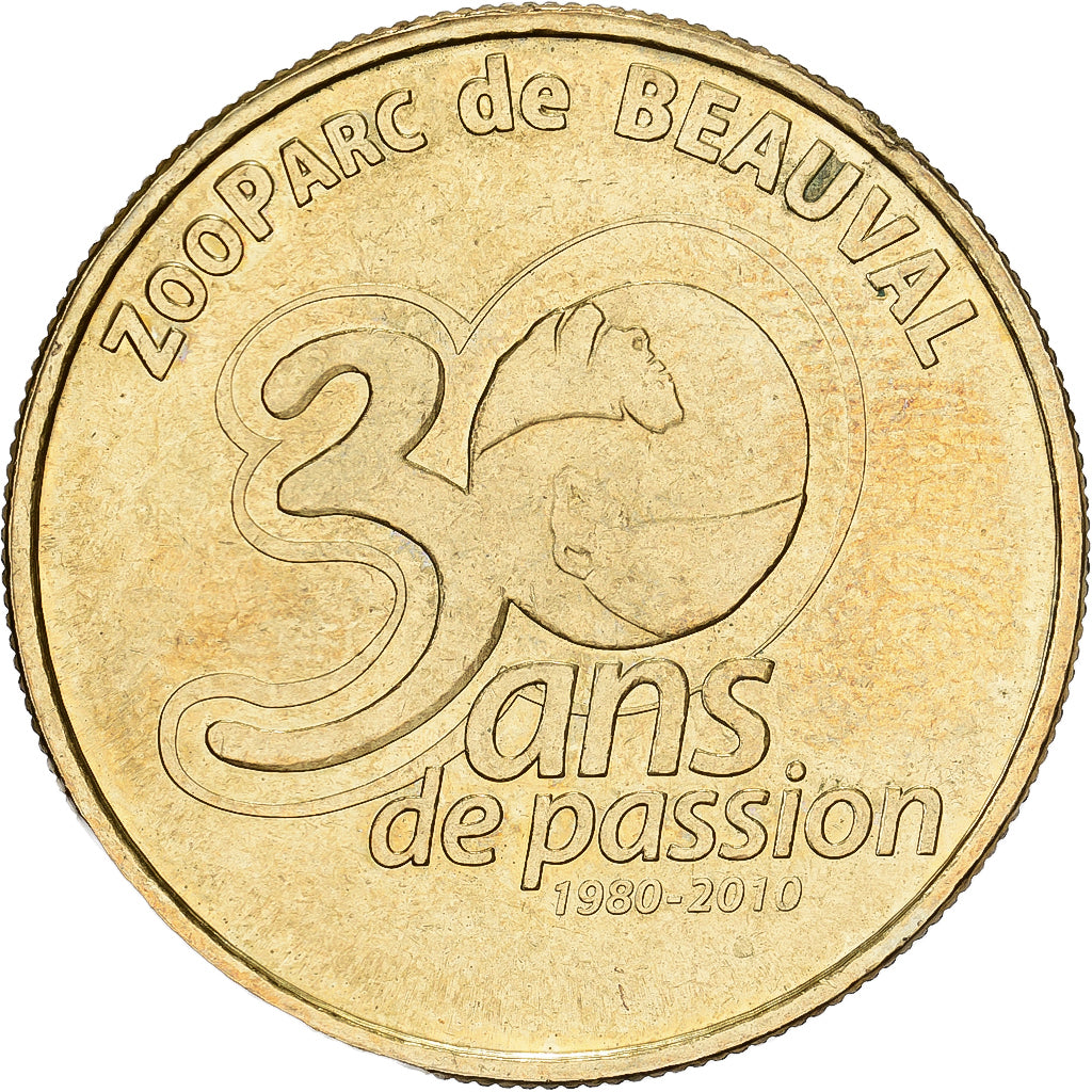 France, Token, Val de Loire - Zoo Parc de Beauval, 2010, Copper-nickel