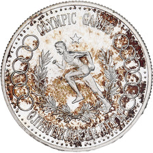 Russia, Medal, Jeux Olympiques, 1980, Silver, AU(55-58)