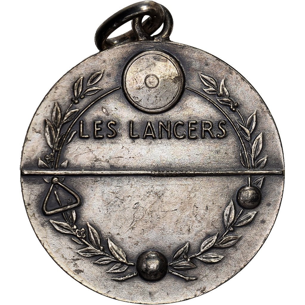 France, Medal, Sport, Lancer du Javelot, Silver, EF(40-45)