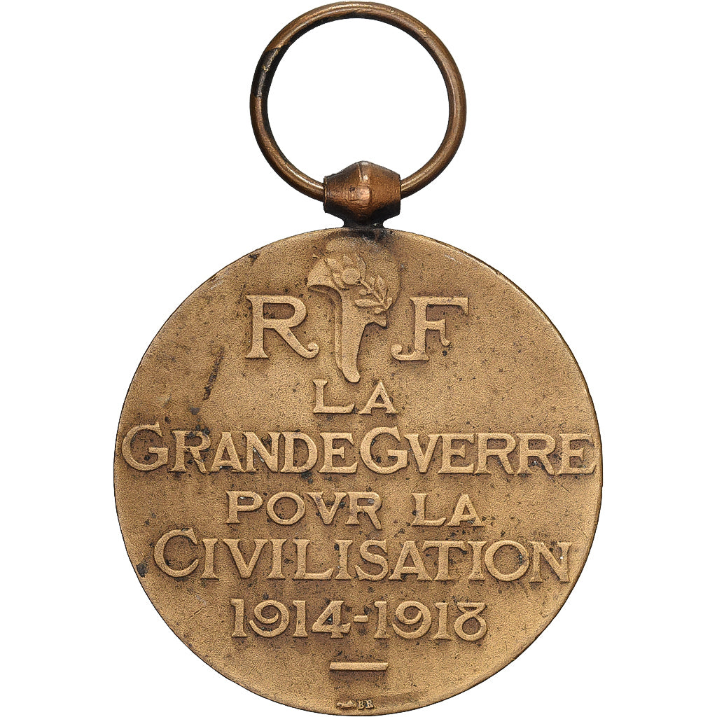 Francja, La Grande Guerre pour la Civilisation, WAR, medal, 1914-1918, Bardzo
