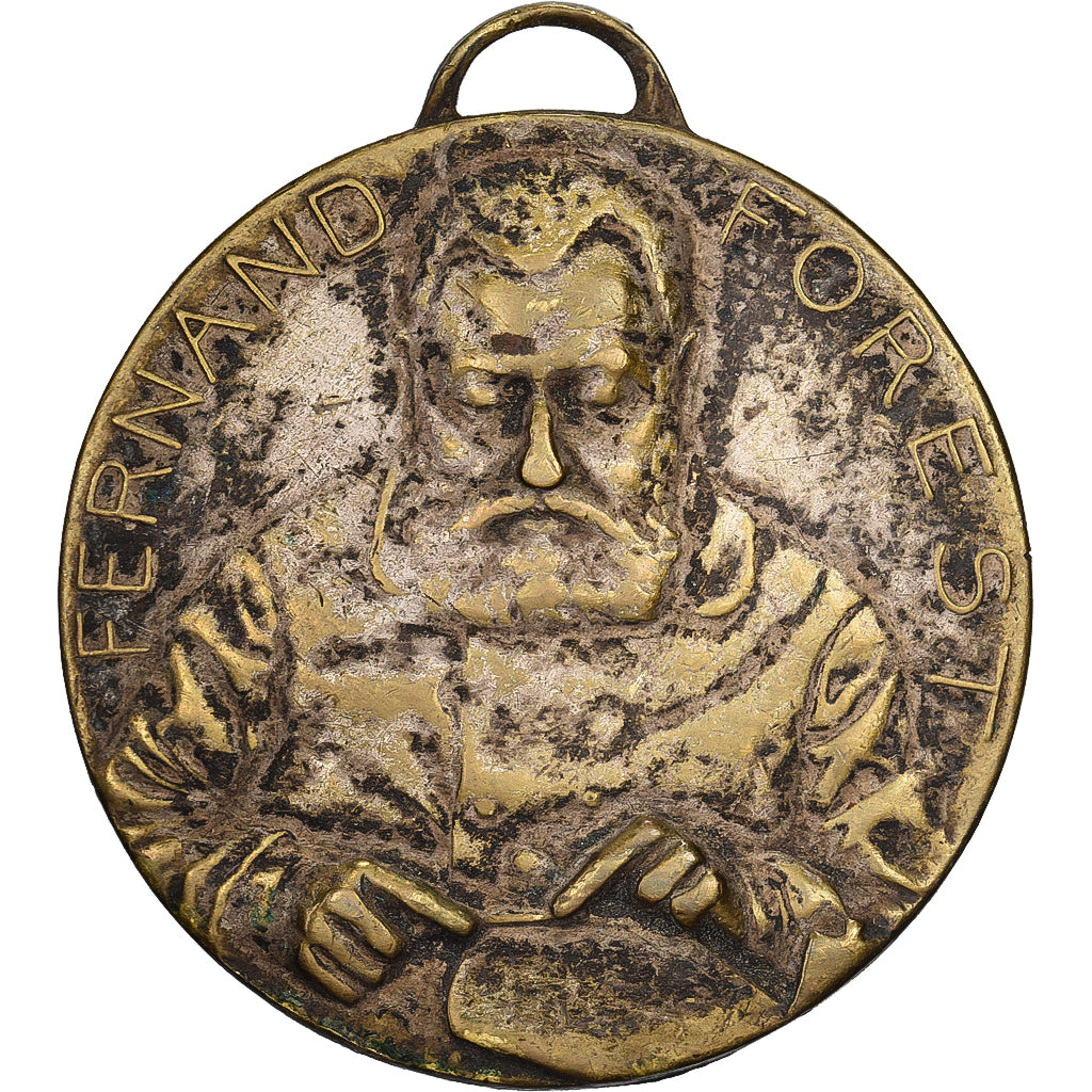 Frankreich, Medaille, Fernand Forest, Inventeur du Moteur à Explosion, 1914