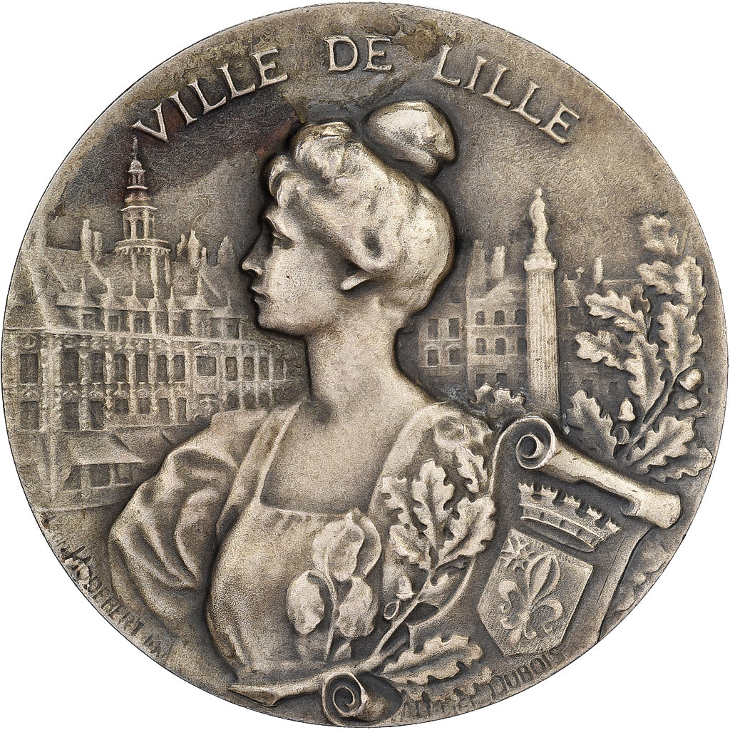 Frankreich, Medaille, Ville de Lille, Silber, Alphée Dubois, Lille, VZ