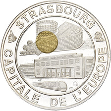 France, Medal, 25 Ecus de Strasbourg, 1994, Silver, MS(63)