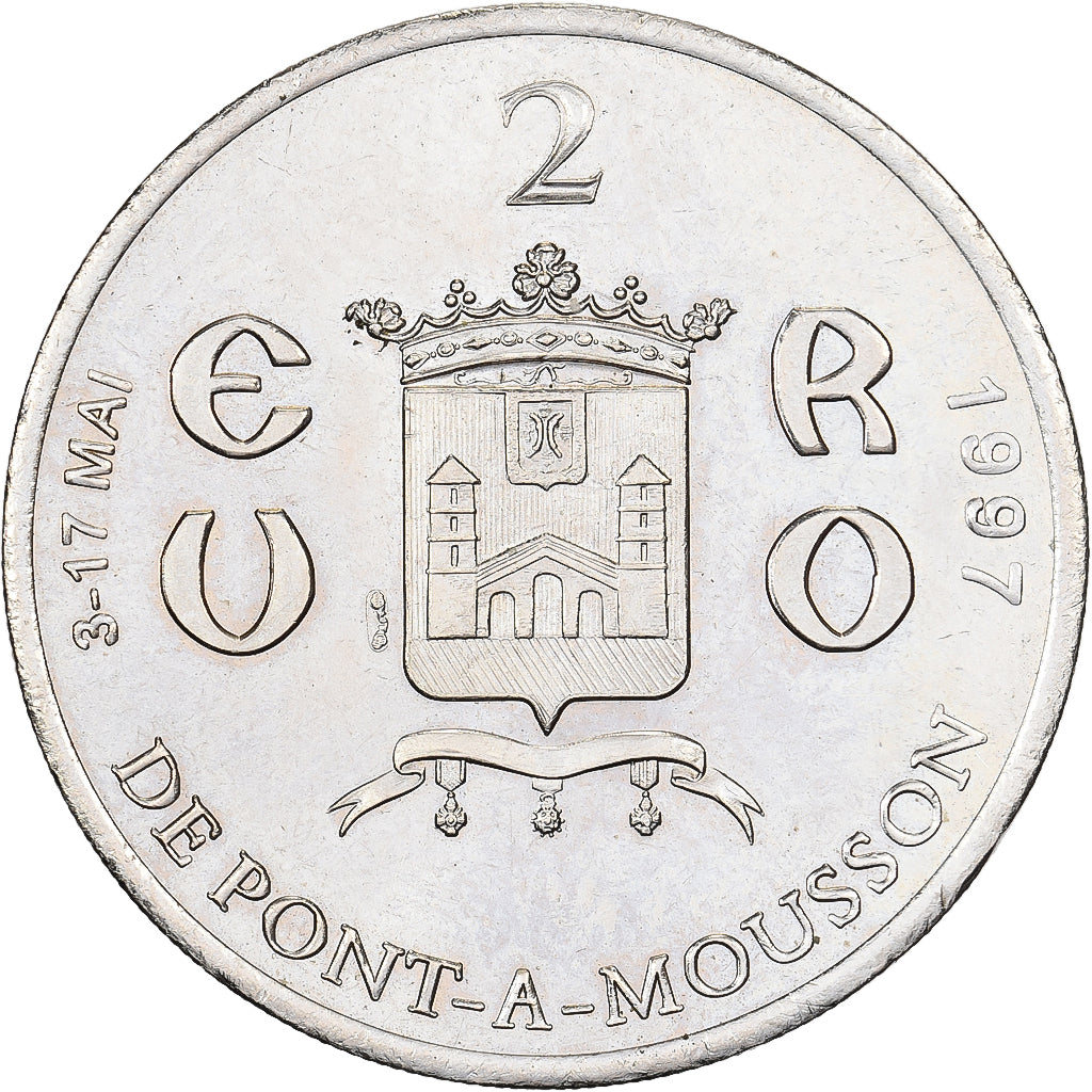 France, 2 Euro, Pont-à-Mousson - Abbaye des Prémontrés, 1997, SUP