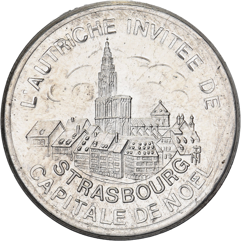 France, Token, L'Autriche, Invitée de Strasbourg, 1996, Copper-nickel