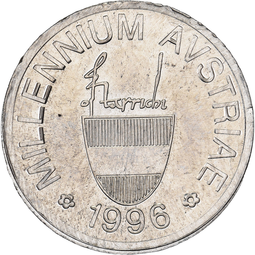 France, Token, L'Autriche, Invitée de Strasbourg, 1996, Copper-nickel