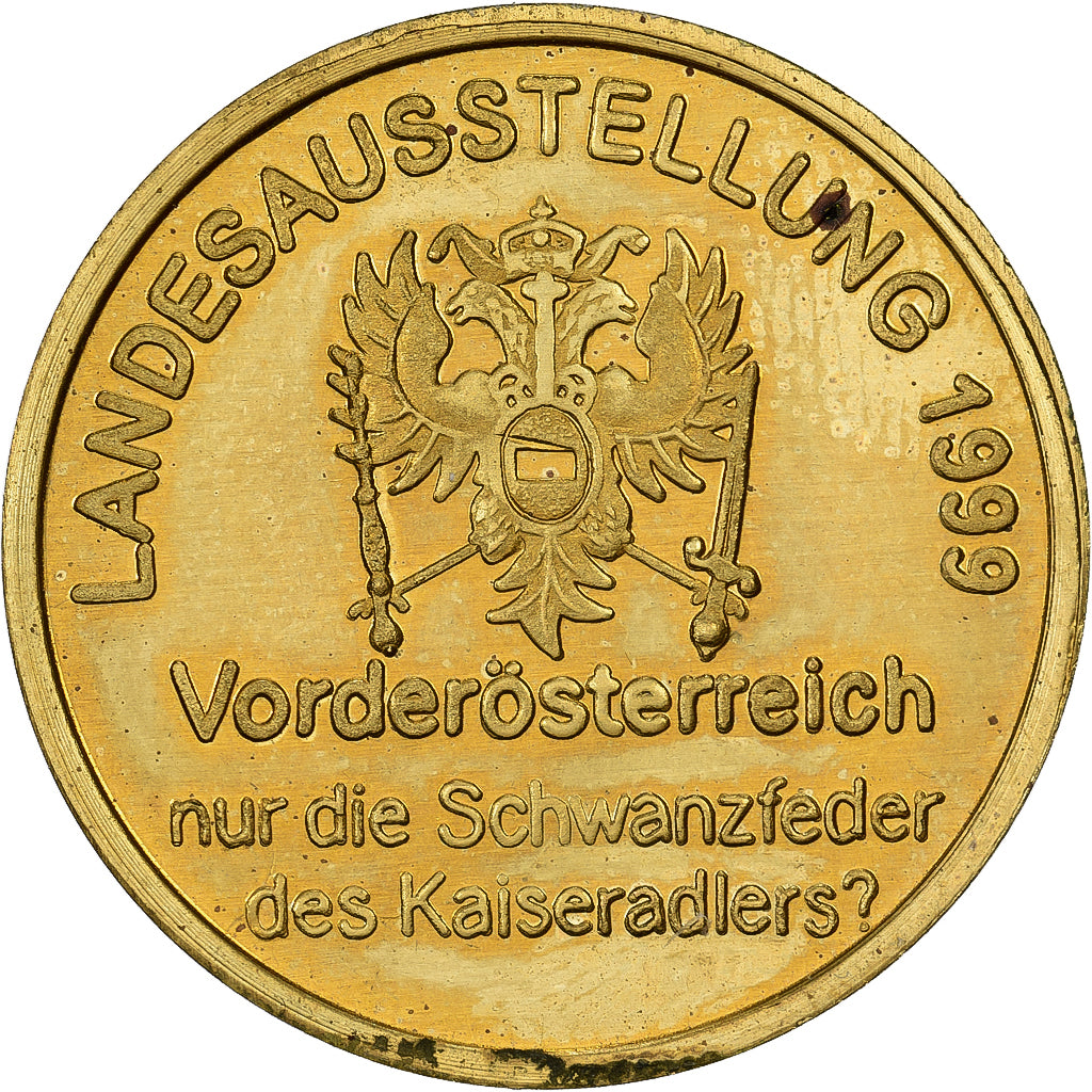 Austria, Token, Landesaustellung, 1999, Copper-Nickel Gilt, MS(63)