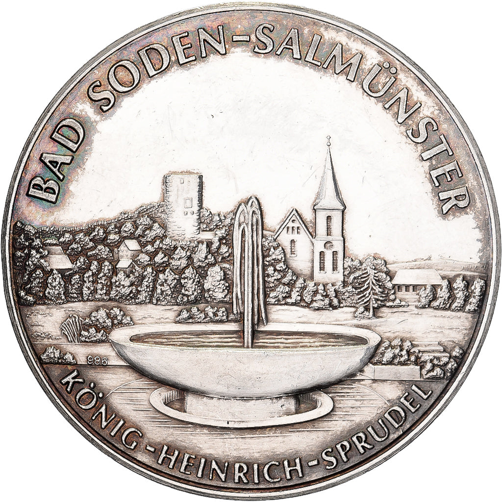 Germany, Medal, Stadt Bad Soden-Salmünster, Silver, AU(55-58)