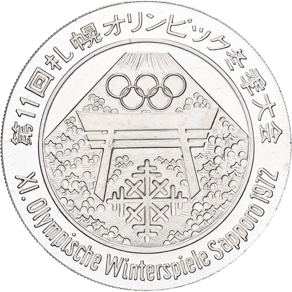 Japon, Médaille, XI Olympische Winterspiele Sapporo, 1972, Argent, SPL