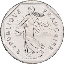 France, 2 Francs, Semeuse, 2001, Paris, BU, Nickel, MS(65-70), Gadoury:547