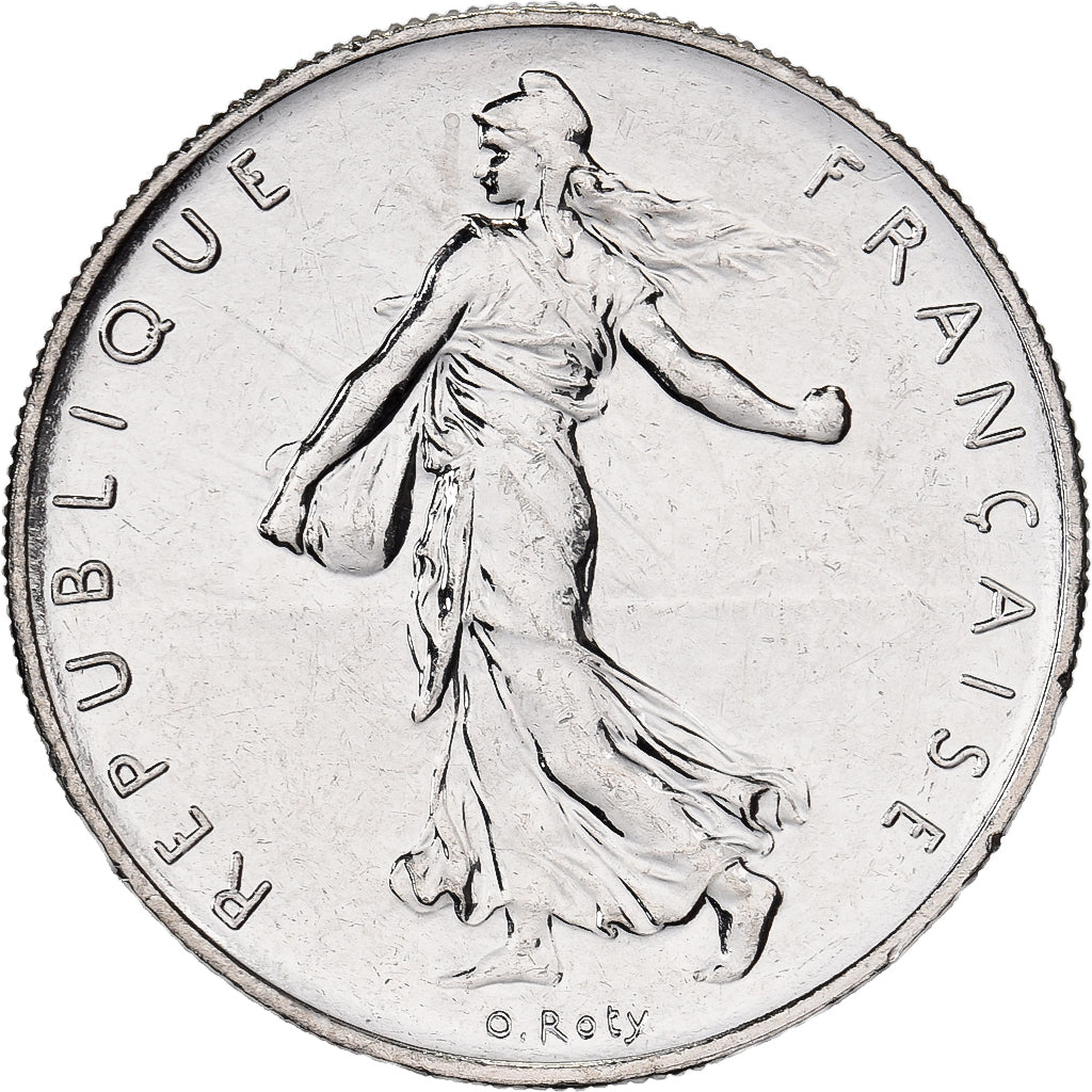 France, Franc, Semeuse, 2001, Monnaie de Paris, BU, Nickel, MS(65-70)