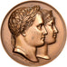 Francia, medaglia, Mariage de Napoléon Ier et Marie-Louise d'Autriche, Bronzo