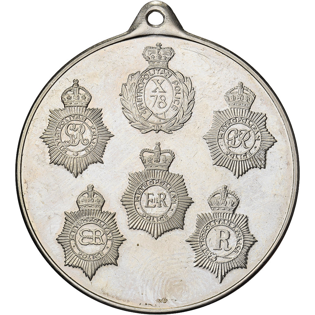 Great Britain, Medal, Metropolitan Police, Copper-nickel, AU(55-58)