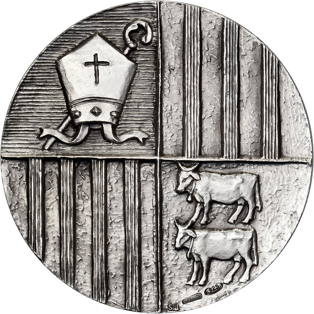 Andorra, Medal, Domus Concilii Justitiae Sedes, 1983, Silver, Teruggi, MS(63)