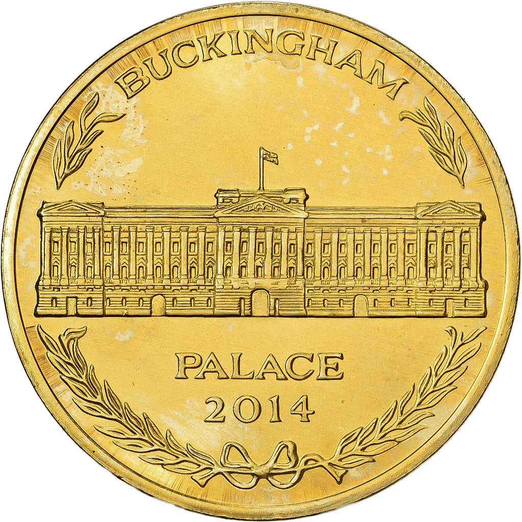 Großbritannien, Medaille, Buckingham Palace, 2014, Copper-nickel Aluminium, UNZ