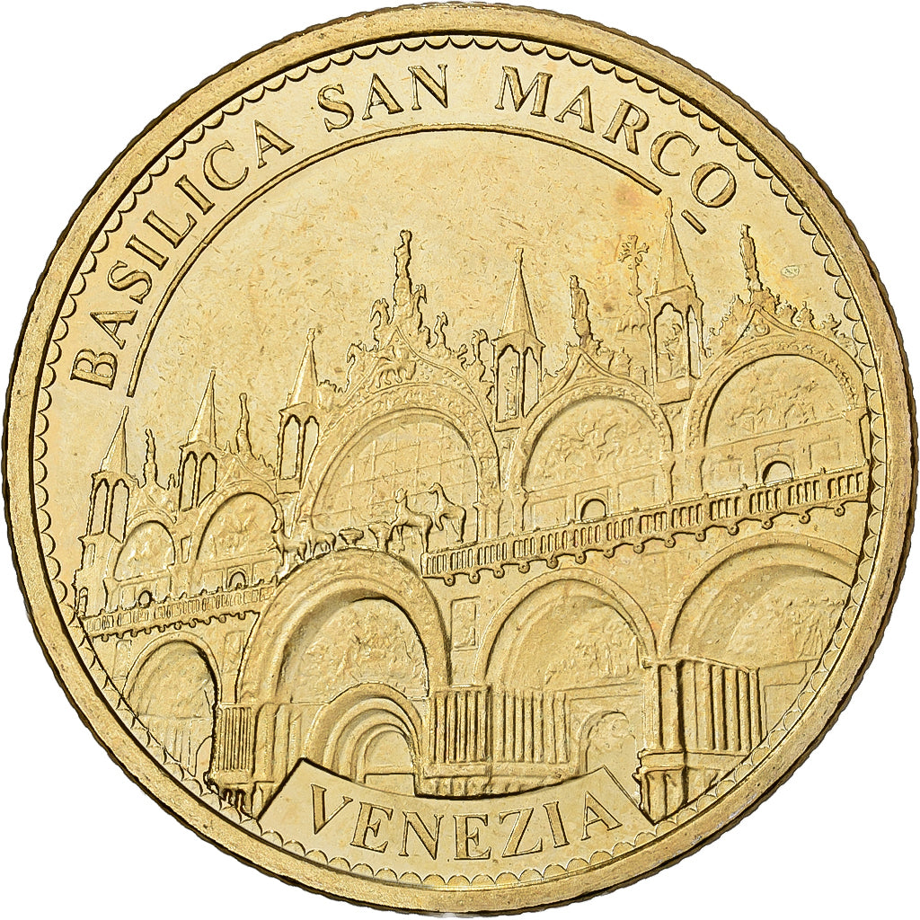 Włochy, Token, Basilica Di San Marco, Venezia, Miedź-Nikel-Aluminium