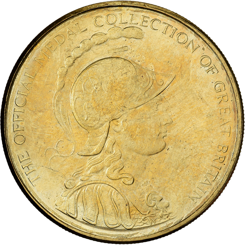 Grã-Bretanha, medalha, Westminster Abbey, Cuproníquel Alumínio, AU(55-58)