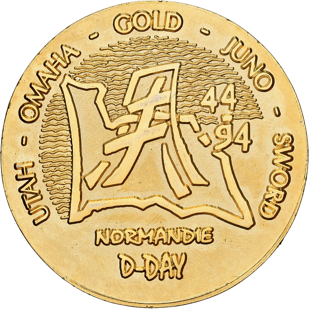 Francia, medalla, Jubilé de la Libération, 1994, Cobre - níquel - aluminio