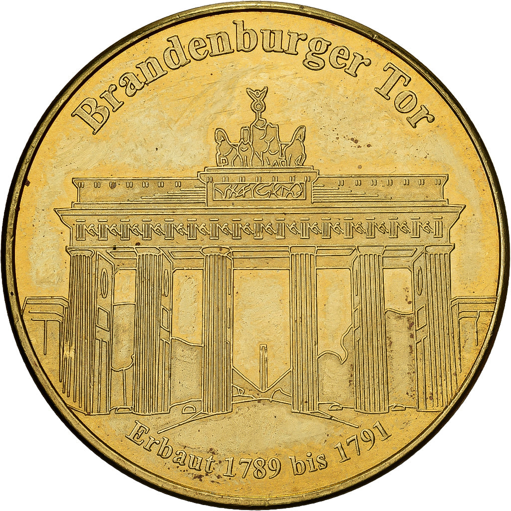Germany, Token, Brandenburger Tor, 2010, Copper-Nickel-Aluminum, AU(55-58)