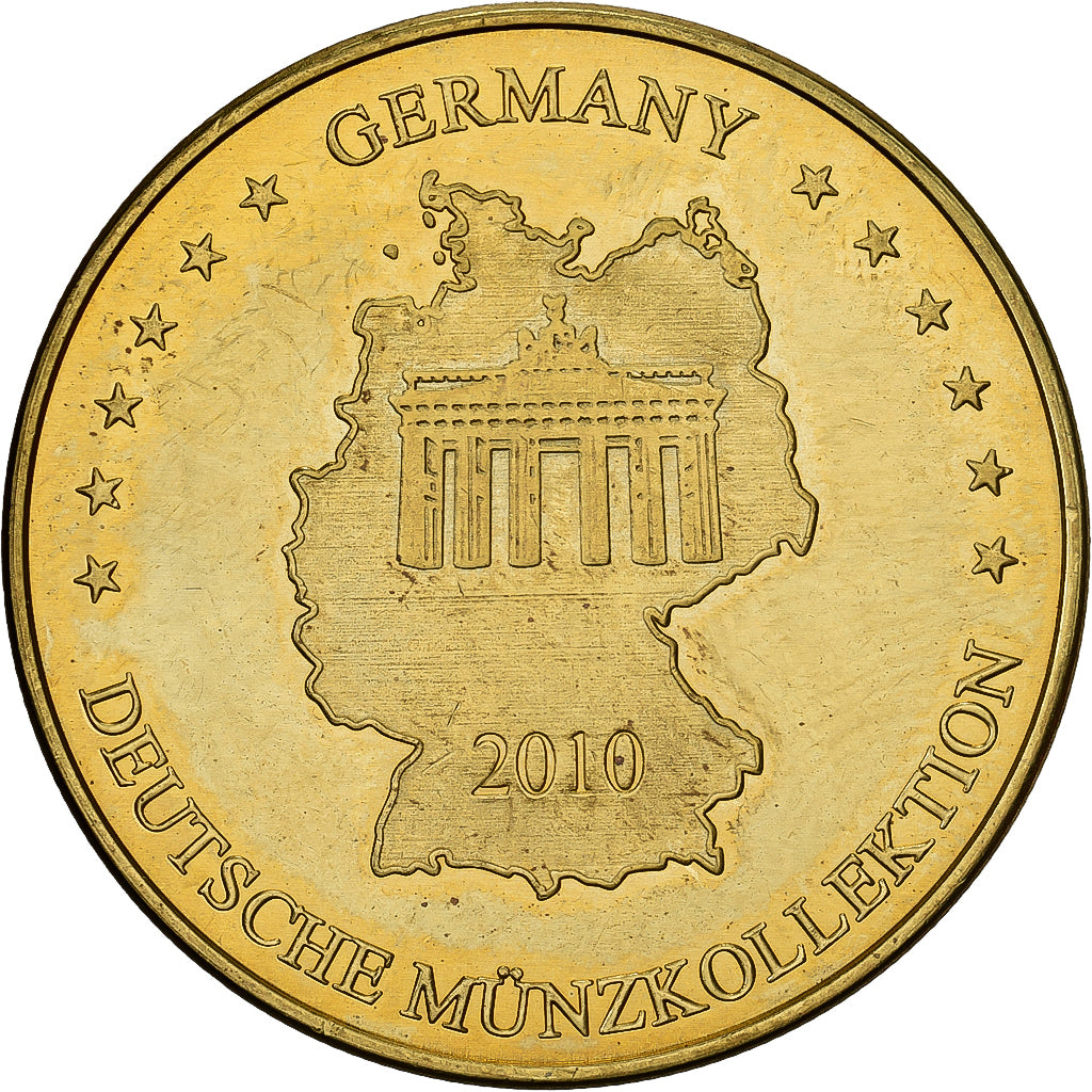 Germany, Token, Brandenburger Tor, 2010, Copper-Nickel-Aluminum, AU(55-58)