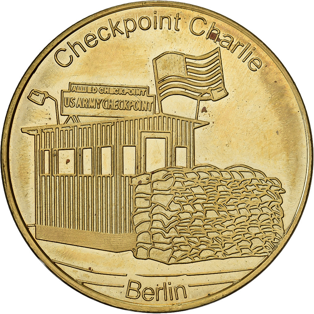 Germania, ficha, Checkpoint Charlie, 2019, Rame-nichel-alluminio, SPL-