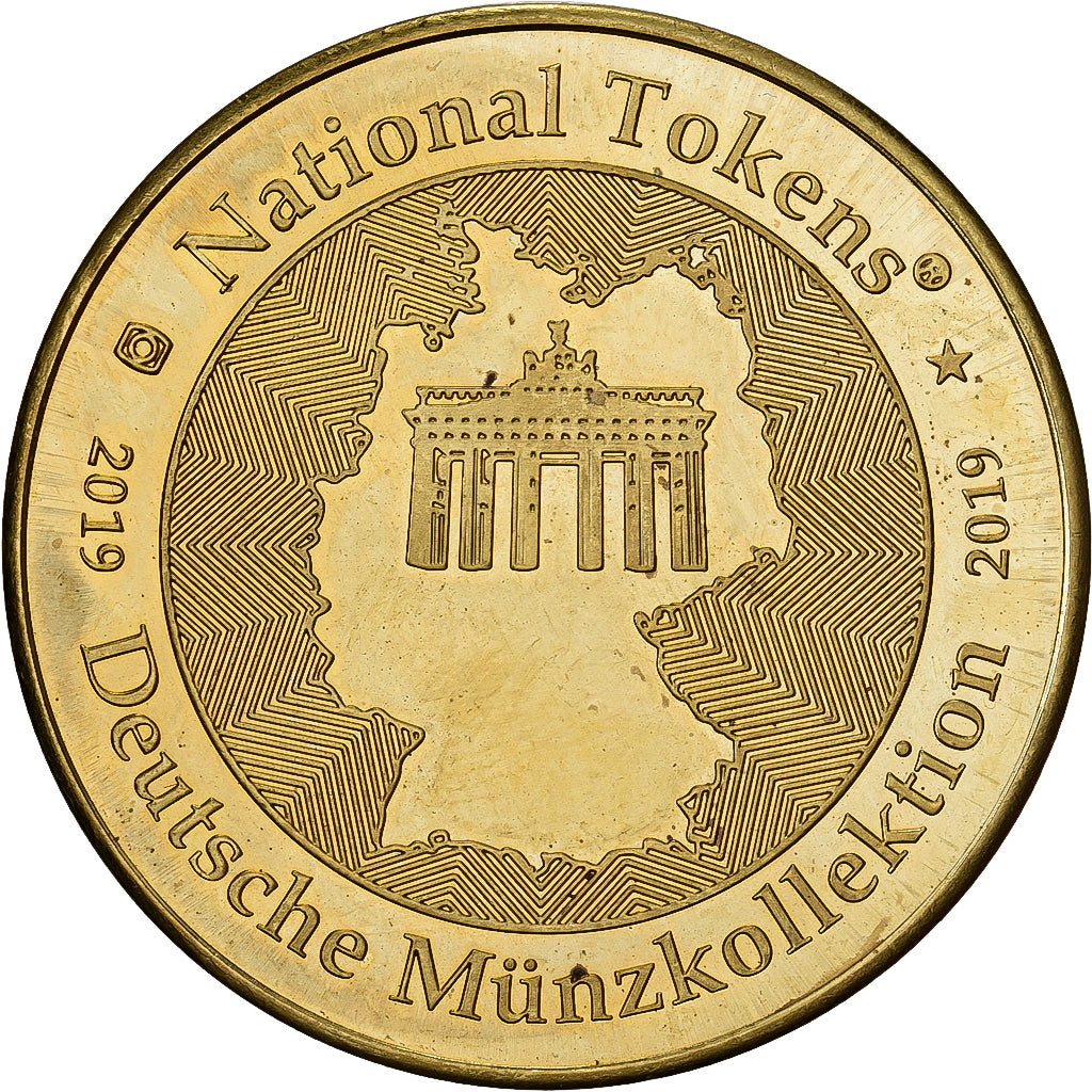 Germania, ficha, Checkpoint Charlie, 2019, Rame-nichel-alluminio, SPL-