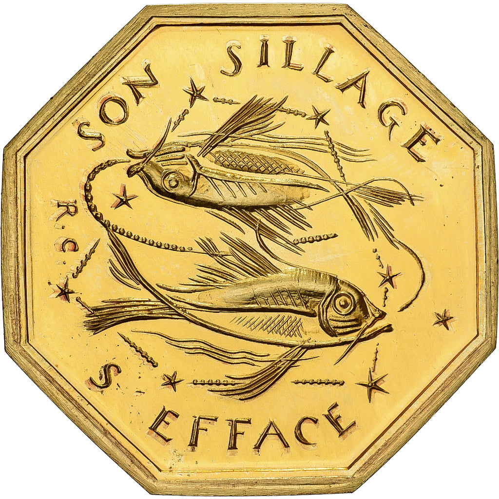 Francja, Token, Amour et Mariage, Voeux, Pokryty brązem, Son Sillage s'efface