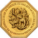 França, Token, Amour et Mariage, Voeux, Bronze Dourado, Savin, MS(63)