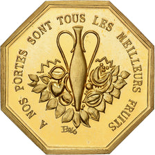 Francja, Token, Amour et Mariage, Voeux, Pokryty brązem, Belo, MS(63)