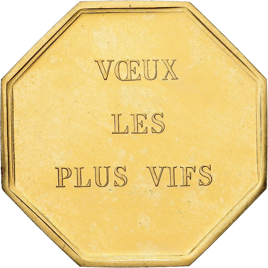 Francja, Token, Amour et Mariage, Voeux, Pokryty brązem, Saint Eloi, MS(63)