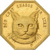 Frankrijk, Token, Amour et Mariage, Voeux, Gilt Bronze, Bon Chat chasse par