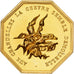 France, Token, Amour et Mariage, Voeux, Gilt Bronze, Chêvre, MS(63)