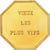France, Token, Amour et Mariage, Voeux, Gilt Bronze, Chêvre, MS(63)