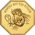 France, Token, Amour et Mariage, Voeux, Gilt Bronze, Belo, MS(63)