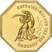 France, Token, Amour et Mariage, Voeux, Gilt Bronze, Belo, MS(63)