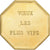 France, Token, Amour et Mariage, Voeux, Gilt Bronze, Belo, MS(63)