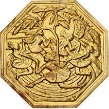 France, Token, Amour et Mariage, Voeux, Gilt Bronze, MS(63)
