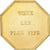 France, Token, Amour et Mariage, Voeux, Gilt Bronze, MS(63)