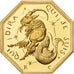 France, Token, Qui dira qui je suis, Gilt Bronze, MS(63)