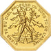 France, Token, Amour et Mariage, Voeux, Gilt Bronze, MS(64)