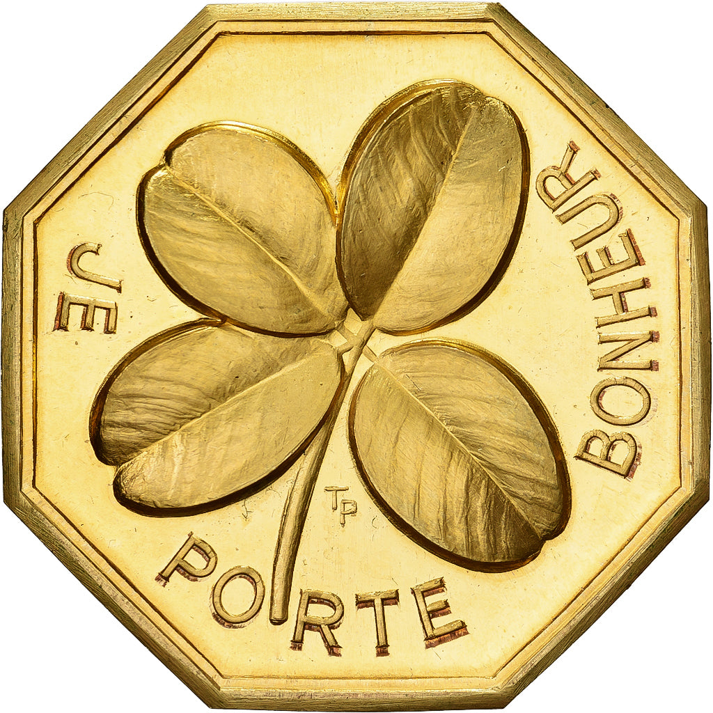 Francja, Token, Amour et Mariage, Voeux, Pokryty brązem, Je Porte Bonheur