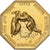 France, Token, Amour et Mariage, Voeux, Gilt Bronze, Antioche, MS(63)