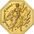 France, Token, Amour et Mariage, Voeux, Gilt Bronze, Revol, MS(63)