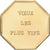 France, Token, Amour et Mariage, Voeux, Gilt Bronze, Marie de France, MS(63)