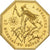 France, Token, Amour et Mariage, Voeux, Gilt Bronze, Belo, MS(63)