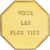 France, Token, Amour et Mariage, Voeux, Gilt Bronze, Chapelle, MS(63)