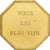 France, Token, Amour et Mariage, Voeux, Gilt Bronze, O Temps suspend ton Vol