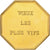 France, Token, Amour et Mariage, Voeux, Gilt Bronze, Coq, MS(63)